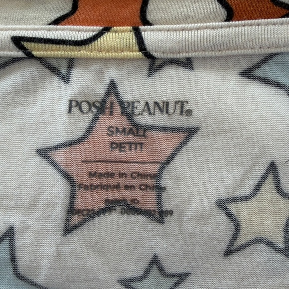 Posh Peanut Star Print Pajama Set Small Women’s - Picture 2 of 15